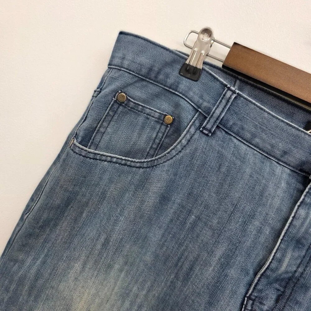 Denim Culture Jeans Mens 38x32 Relaxed Fit Straight Leg Medium Wash‎ 5-Pocket